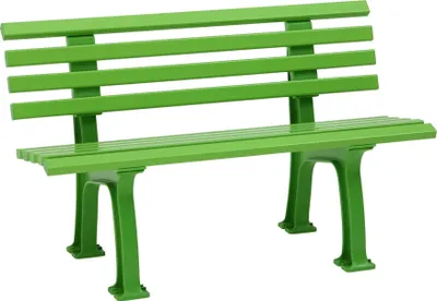 Produktbild von Bank Ibiza, 120 cm, apfelgrün Vollkunststoff