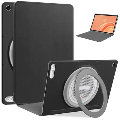Produktbild von Schutzhülle mit Klappe für Lenovo Tab Plus Gen. 2, Bizon Case Tab Croc, Schwarz