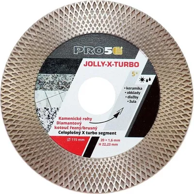 Produktbild von PRO5 | Diamanttrenn- und Schleifscheibe Ø115 mm - jolly edges (X-turbo)