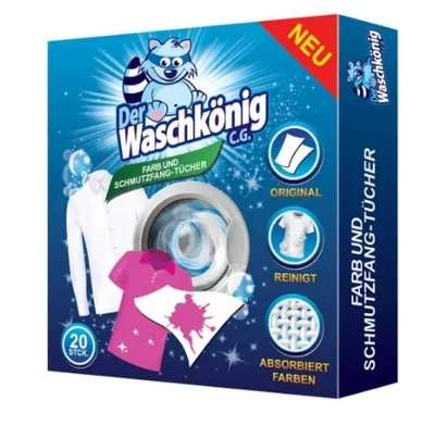 Produktbild von Der Waschkönig Farbabsorbierende Tücher 20 Stück