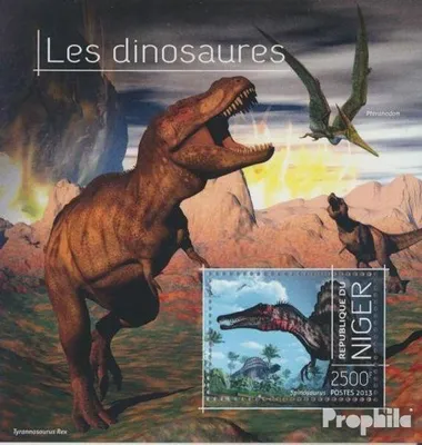 Produktbild von Briefmarken Niger 2013 Mi Block 251 (kompl. Ausg.) postfrisch Dinosaurier