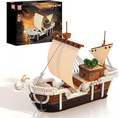 Imagen del producto de 13223 Kit de construcción de bloques de construcción con temática de barco pirata, a partir de 14 años