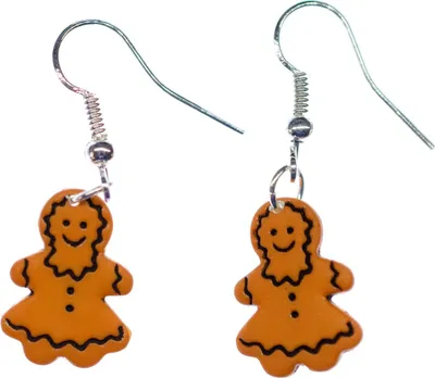 Produktbild von Lebkuchenfrau Ohrringe Miniblings Weihnachten Lebkuchenmann Lebkuchen Gebäck