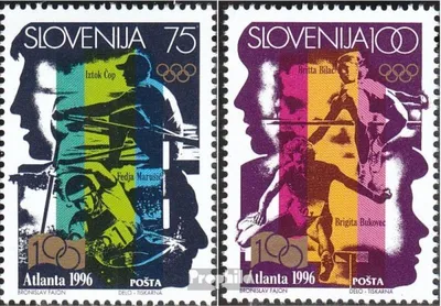 Produktbild von Briefmarken Slowenien 1996 Mi 151-152 (kompl.Ausg.) postfrisch Olympische Sommerspiele