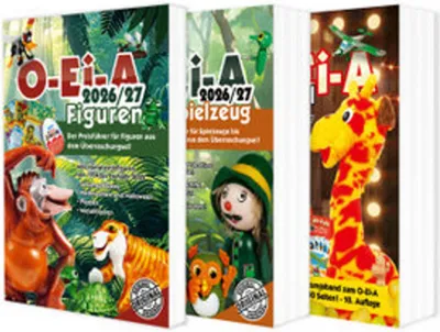 Zdjęcie produktu dla Das O-Ei-A 3er Bundle 2026/27 - O-Ei-A Figuren, O-Ei-A Spielzeug und O-Ei-A Spezial im 3er-Pack mit rund 7,00 EUR Preisvorteil gegenüber Einzelkauf!