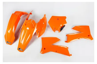 Produktbild von Ufo Kunststoffset Ktm Sx '05-'06, Exc '05-'07 Orange (Kt503E127)