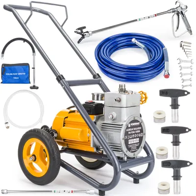 Produktbild von Airless-Farbspritzgerät Membran 1500 W, 15 m Schlauch