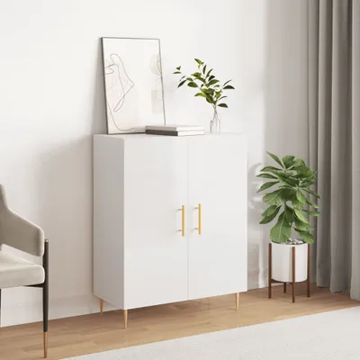 Immagine prodotto di vidaXL Credenza bianca lucida 69,5x34x90 cm materiale a base di legno