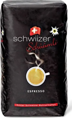 Produktbild von Schwiizer Schüümli Espresso | ganze Bohne | 1000g
