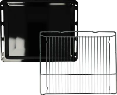 Produktbild von vhbwx Backblech, Gitterrost (2-tlg. Set) kompatibel mit Neff B55CR22N0/49, B55VR22N0/08, B55VR22N0/19, B56VT64N0/01 Backöfen - 45,5 x 36,1 x 3 cm