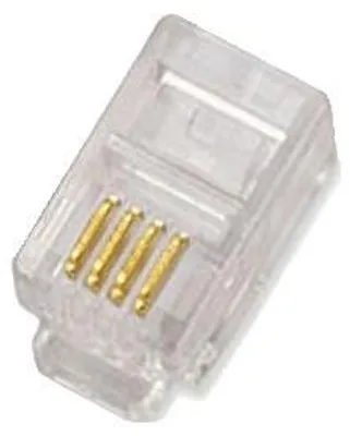 Immagine prodotto di DATACOM Connettore RJ10 UTP cavo 4p4c confezione 100pz