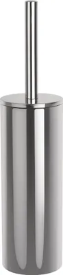 Produktbild von Spirella WC Bürste Klobürste Toilettenbürste hochwertig „NYO“ mit hygienischem Behälter Edelstahl Silber