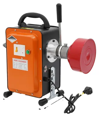 Obrázok produktu pre Čistič odpadov, výkonný motor, dĺžka čistenia 20 metrov, oranžová farba