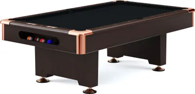 Produktbild von Automaten Hoffmann Billardtisch "Club Pro III" Dekor Nussbaum, Simonis 860, Black, 8 ft (Spielfeld 224x112 cm)