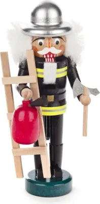 Produktbild von Feuerwehrmann (13,5cm) Nussknacker von Dregeno Seiffen
