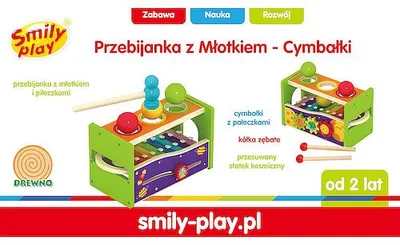 Immagine prodotto di Smily Play Gioco di percuzione con martello e cimbali per bambini
