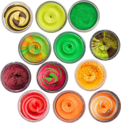 Produktbild von Berkley PowerBait® Trout Dough Fruits (Banana Spring Green)