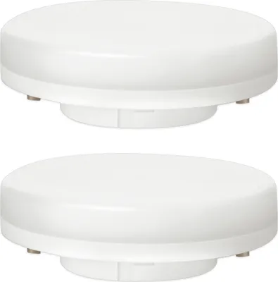 Produktbild von SYLVANIA MicroLynx GX53 LED Neutralweiß | 7W, Ersatz für 50W MLF | 650lm Leuchtmittel - 4000K | Schrankleuchte | 2er Pack