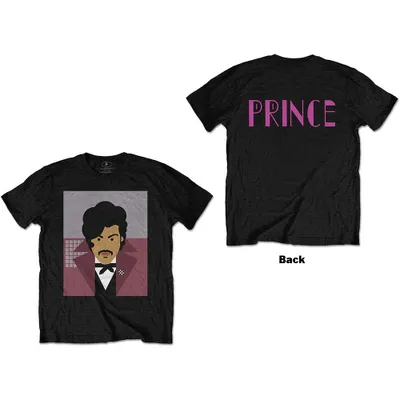 Produktbild von Prince Many Faces (Back Print) Black XL T-Shirt