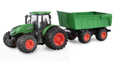 Produktbild von Amewi RC Traktor mit Kipphänger         LiIon 500mAh grün/6+