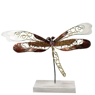 Produktbild von Dekofigur Libelle Metallfigur Dekoration Figur