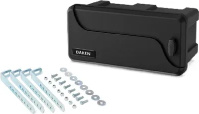 Produktbild von DAKEN BLACKIT 82201 Werkzeugkasten 23l Staukasten 550x250x295 mm für Anhänger inkl. Halterungen 1 Schloss