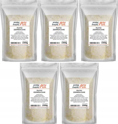 Zdjęcie produktu dla PŁATKI ZIEMNIACZANE 5kg Puree ziemniak naturalne wysoka jakość Kol-Pol
