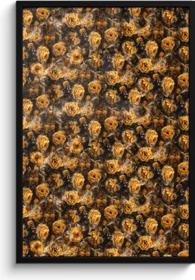 Produktbild von MuchoWow® MuchoWow® Gerahmtes Poster Blumen - Rosen - Aquarell 60x90 cm - Poster mit zchwarzem Bilderrahmen - Kunst