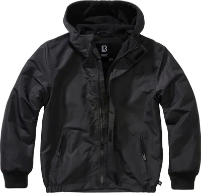 Produktbild von Brandit Kinder Frontzip Windjacke Größe 122/128 Farbe Schwarz