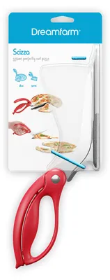Produktbild von DREAMFARM | Pizzaschere, SCIZZA, rot, 32 cm
