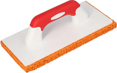 Image de STUBAI Planche à râper en caoutchouc éponge grossier 20 mm | 280 x 140 mm | Planche à râper professionnelle en plastique pour les travaux de crépissage, de béton et de carrelage à l'intérieur comme à l'extérieur
