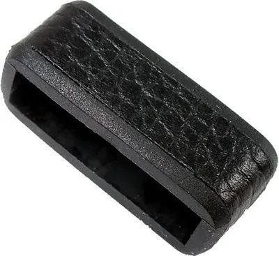 Produktbild von Festina Kautschuk/Leder Schlaufe für Uhrenarmbänder mit 21mm Schließenanstoß F16183, Farbe:schwarz