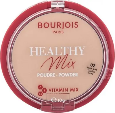 Produktbild von Bourjois Healthy Mix, normale Haut, Ivoire Doré, Palette, Gepresstes Puder, Matte, 10 ml