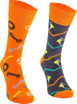 Produktbild von SKIETY, Bunte Socken, Socken Baumwolle, Radfahren, 39-42