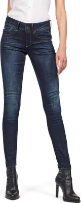 Produktbild von G-Star Damen Lynn Mid Waist Skinny Jeans Faded Blue  W28/L34