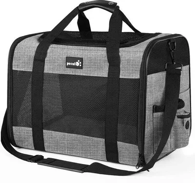 Produktbild von Famanu Kattentransportbox Atmungsaktive Hundetasche - Verstellbare Schulterriemen
