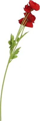 Obrázok produktu pre Umelá kvetina, dekoratívna, verná originálu, elegantný vzhľad, umelá kvetina do domácnosti, obývačky, na svadbu, červená