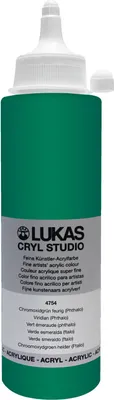 Obrázok produktu pre Lukas Cryl Studio Akrylová farba Viridian (Phthalo) 250 ml 1 ks