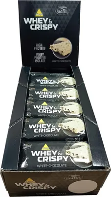 Produktbild von Inkospor Whey & Crispy - 25 Riegel White Chocolate