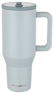 Obrázok produktu pre Termoska 1,1 l Florina Power, oceľová, zelená, so slamkou