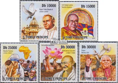 Produktbild von Briefmarken Sao Tome e Principe 2010 Mi 4315-4319 (kompl.Ausg.) postfrisch Philanthropen
