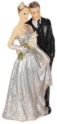 Produktbild von Hochzeitsfigur Brautpaar Festliche Deko für Jubiläen und Feiern