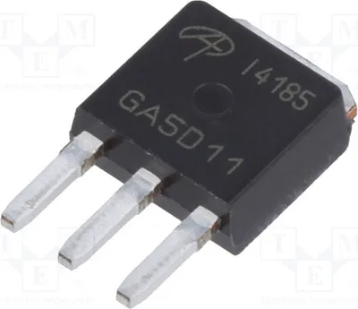 Productafbeelding van 1x Transistor: P-MOSFET, 31W, -40V, unipolair, -31A, TO251A, AOI4185, P-kanaal transistor