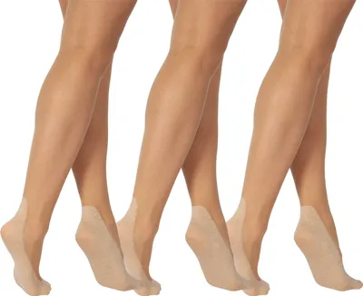 Produktbild von BANANALU Footies Feinstrumpfhose mit Söckchen 20 Den Komfortbund Footies Style 20 Daino - 3er Set XL