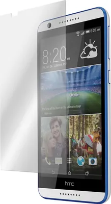 Produktbild von 1er-Pack PhoneNatic Glas-Folie klar  kompatibel mit HTC Desire 816 - Panzerglas für Desire 816