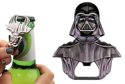 Flesopener mit Schlüsselanhänger – Darth Vader, Metall