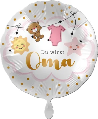 Produktbild von 18"/Ø43cm Folienballon  "Du wirst Oma"
