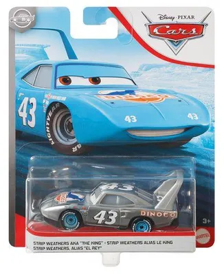 Produktbild von Mattel GKB11 - Disney Pixar Cars Die-Cast Strip Weathers alias „The King“