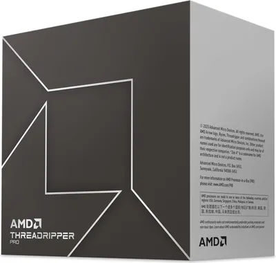 Zdjęcie produktu dla AMD Ryzen Threadripper PRO 7995WX, AMD Ryzen Threadripper PRO, Socket sTR5, 5 nm, Pudełko, AMD, 7995WX