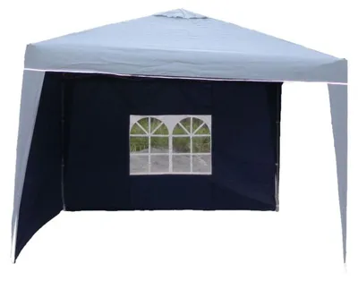 Produktbild von Gartenzelt Seitenwände 3 x 2m Polyester wasserabweisend mit Fenster